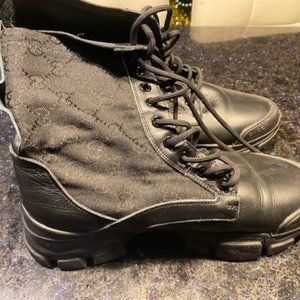 Gucci Waterproof Combat Boots